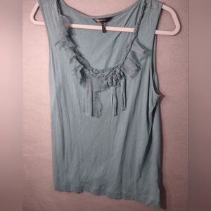 Daisy Fuentes‎ seafoam tank top